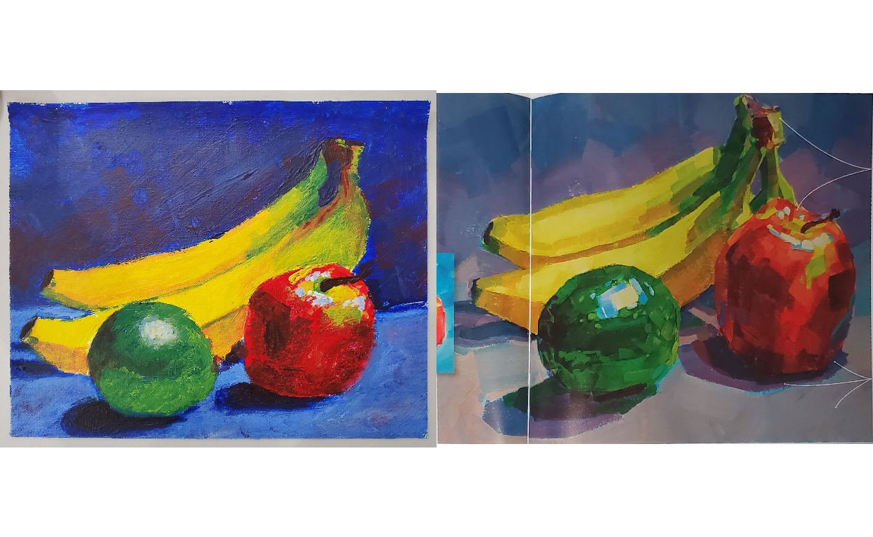 A Study in Primary Colors: Fruit Still